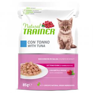 Natural Trainer Kitten & Young - Tuńczyk, 12 x 85 g