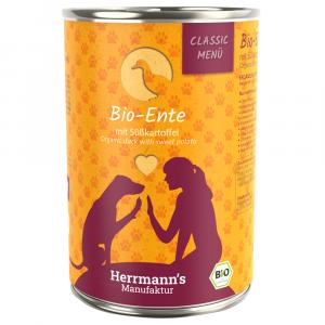 Herrmann's Classic Menu / Bio-Menu, 6 x 400 g - Biokaczka z biobatatami