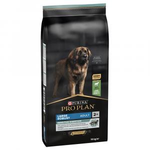 10 / 12 + 2 kg gratis! Purina Pro Plan, karma sucha dla psa, 12 kg / 14 kg - Large Adult Robust Sensitive Digestion, jagnięcina i ryż, 14 kg