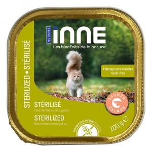 Nutrivet Inne Sterilized, dla kota - Łosoś, 32 x 100 g