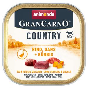 Pakiet animonda GranCarno Adult Country, 44 x 150 g - Wołowina, gęś i dynia