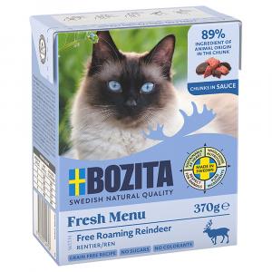 20% taniej! Bozita Tetra, karma mokra, 12 x 370 g - W sosie, renifer