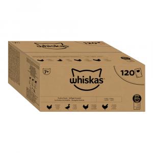 Whiskas Senior w saszetkach, 120 x 85 g - Wybór drobiowy w galarecie