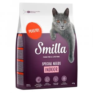 Smilla sucha karma dla kota, 4 kg w super cenie! - Adult Indoor, drób