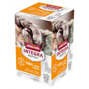 Animonda Integra Protect Adult Renal, tacki, 6 x 100 g - Mix (6 smaków)