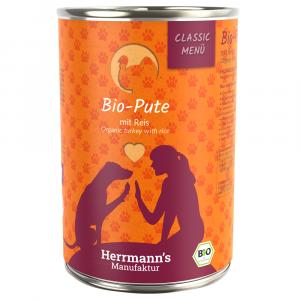 Pakiet Herrmann's Classic Menu / Bio-Menu, 12 x 400 g - Bioindyk z bioryżem