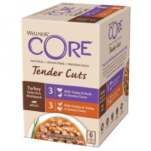 Korzystny pakiet Wellness Core Tender Cuts, 12 x 85 g - Wybór z indykiem