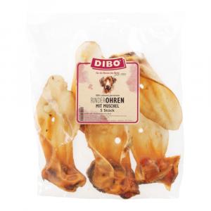 DIBO uszy wołowe z małżowiną - 2 x 5 sztuk