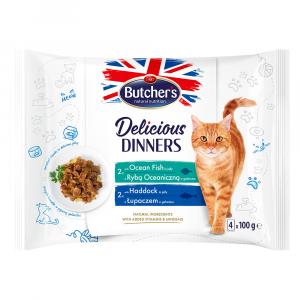 Butcher's Delicious Dinners, 32 x 100 g - Pakiet mieszany I