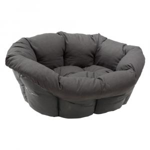 Ferplast Siesta Deluxe, antracytowa poduszka Sofia do kosza - 10: dł. x szer. x wys.: 96 x 71 x 32 cm