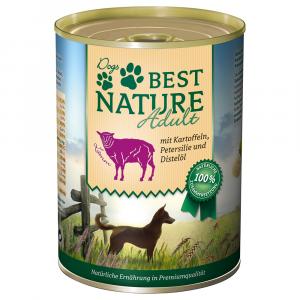 Best Nature Dog Adult 12 x 400 g - Jagnięcina, ziemniaki i pietruszka