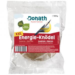 Donath Energie Knodel XXL, kule tłuszczowe bez siatki, 500 g - Owady i jagody