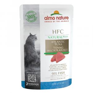 Megapakiet Almo Nature HFC Natural Plus, 24 x 55 g - Tuńczyk atlantycki