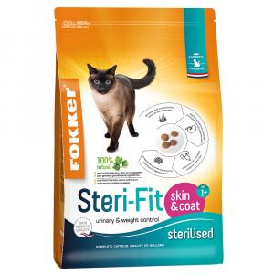 Fokker Cat Steri-Fit Skin & Coat karma dla kotów - Podwójne opakowanie: 2 x 10 kg