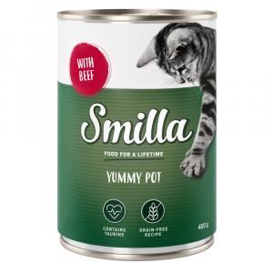10 zł taniej! Smilla Yummy Pot, 20 x 400 g - Wołowina