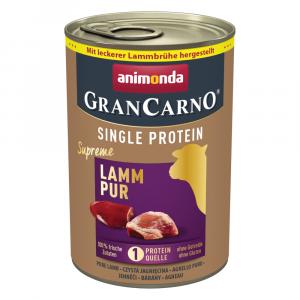 Animonda GranCarno Adult Single Protein Supreme, 6 x 400 g - Jagnięcina