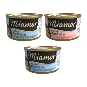 Megapakiet Miamor Pastete, 24 x 85 g - Rybny mix