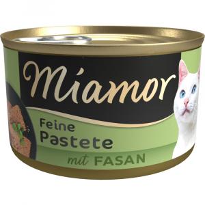 Megapakiet Miamor Pastete, 24 x 85 g - Bażant
