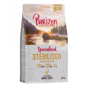 15% taniej! Purizon - bez zboż, karma sucha, 2,5 kg - Adult Sterilised dla kota, kurczak i ryba
