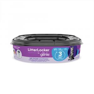 LitterLocker® by Litter Genie, kosz na żwirek dla kota - Zestaw 3 wkładów (BEZ kosza)