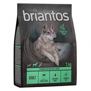 15% taniej! Briantos, karma sucha, 2 x 1 kg - Adult, jagnięcina z ziemniakami, bez zbóż