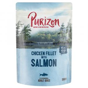 Purizon Adult, 6 x 300 g - Łosoś ze szpinakiem i kokosem