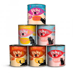 Lucky Lou Adult, 6 x 800 g - Pakiet mieszany Tasty (4 smaki)