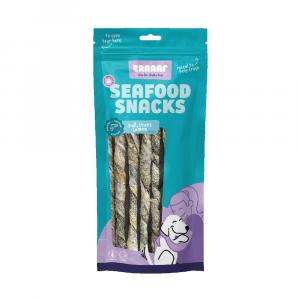 15% taniej! Braaaf, przysmaki dla psa, różne rodzaje - Roll Stick z łososiem, 20 cm (97 g)