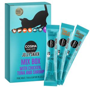 6 + 2 gratis! Cosma Jelly Snack, 8 x 14 g - Pakiet mieszany II