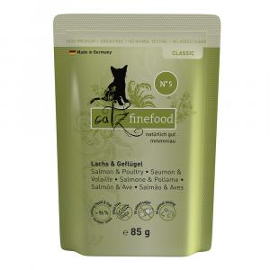 Korzystny pakiet catz finefood saszetki, 16 x 85 g - Łosoś z drobiem