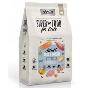 MAC's Superfood for Cats Adult, łosoś i pstrąg - 7 kg