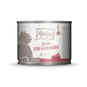 MjAMjAM Duo, 6 x 200 g - Wołowina i królik