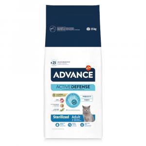 Advance Cat Sterilized, indyk - 2 x 15 kg