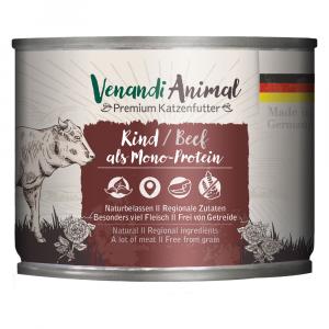 Korzystny pakiet Venandi Animal Monoprotein 24 x 200 g - Wołowina