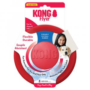 KONG Flyer frisbee dla psa - 2 x S: Ø 18 cm