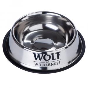 Wolf of Wilderness antypoślizgowa miska dla psa, ze stali szlachetnej - 2 x 850 ml, Ø 23 cm