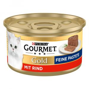 Korzystny pakiet Gourmet Gold Feine Pastete, 24 x 85 g - Wołowina