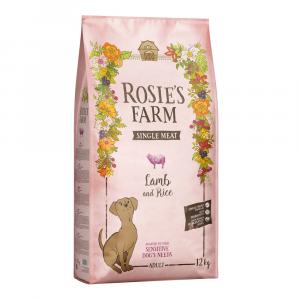 Rosie's Farm Single Meat Adult, jagnięcina z ryżem - 12 kg