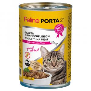 Korzystny pakiet Feline Porta 21, 12 x 400 g - Tuńczyk z aloesem