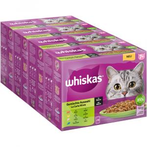 Megapakiet Whiskas Senior, saszetki, 144 x 85 g - 7+ Wybór dań mieszanych w sosie