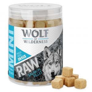 Korzystny pakiet Wolf of Wilderness - RAW liofilizowane przysmaki premium - Mini filety z łososia (200 g)