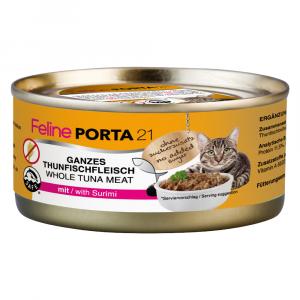 Korzystny pakiet Feline Porta 21, 12 x 156 g - Tuńczyk z surimi