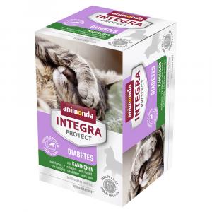 Megapakiet animonda Integra Protect Adult Diabetes, tacki, 24 x 100 g - Z królikiem