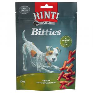 RINTI Extra Bits, 100 g - Kaczka z ananasem i kiwi