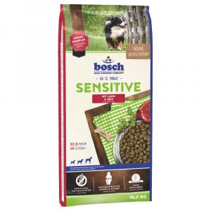 Bosch Sensitive, jagnięcina i ryż - 15 kg