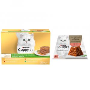Gourmet: 96 x 85 g Megapakiet Gold + Revelations Fine Cuts, 4 x 57 g gratis! - Terrine, Z warzywami