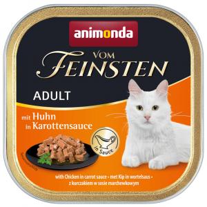 Megapakiet animonda vom Feinsten Adult NoGrain w sosie, 30 x 100 g - Kurczak w sosie marchewkowym