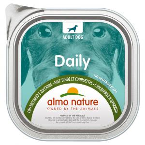 Almo Nature, pakiet mieszany Daily 18 x 300 g - Z indykiem i cukinią