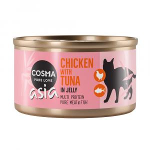 Cosma Asia w galarecie, 6 x 85 g - Kurczak z tuńczykiem