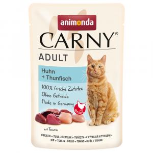 Megapakiet animonda Carny, 24 x 85 g - Kurczak i tuńczyk